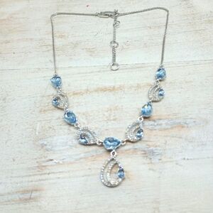 Givenchy Silver-tone Stone Necklace